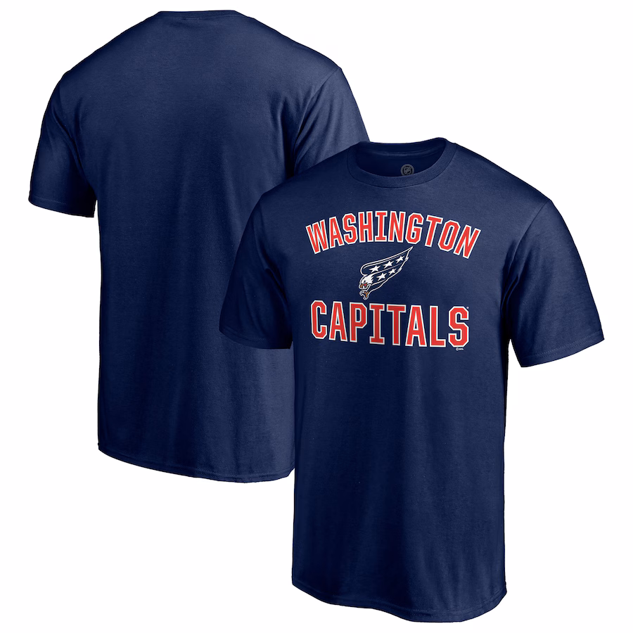 Men's Washington Capitals Navy Special Edition Victory Arch T-Shirt