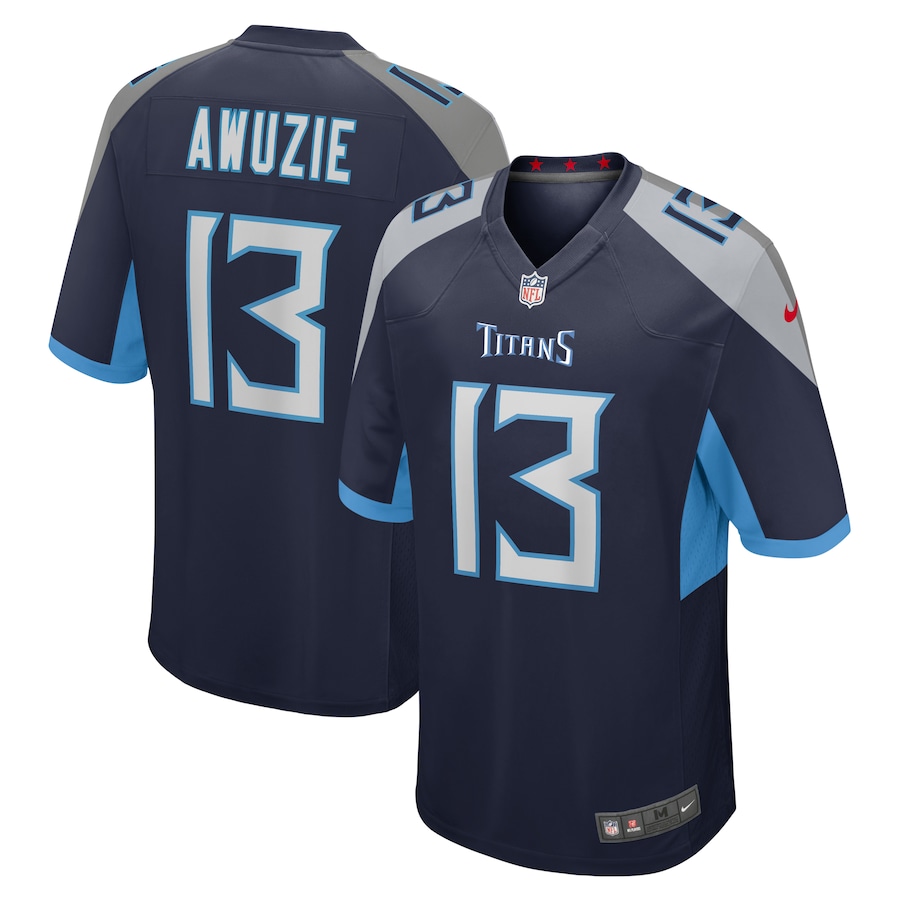 Men's Tennessee Titans Chidobe Awuzie Nike Navy Game Jersey