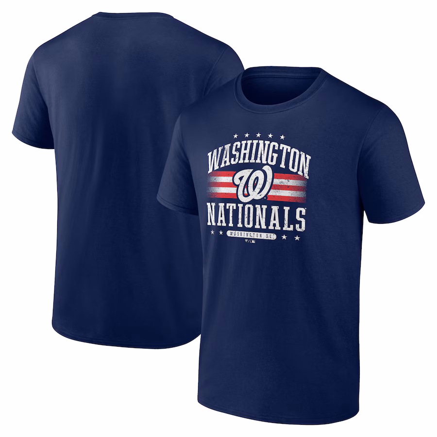 Men's Washington Nationals Navy Americana Team T-Shirt