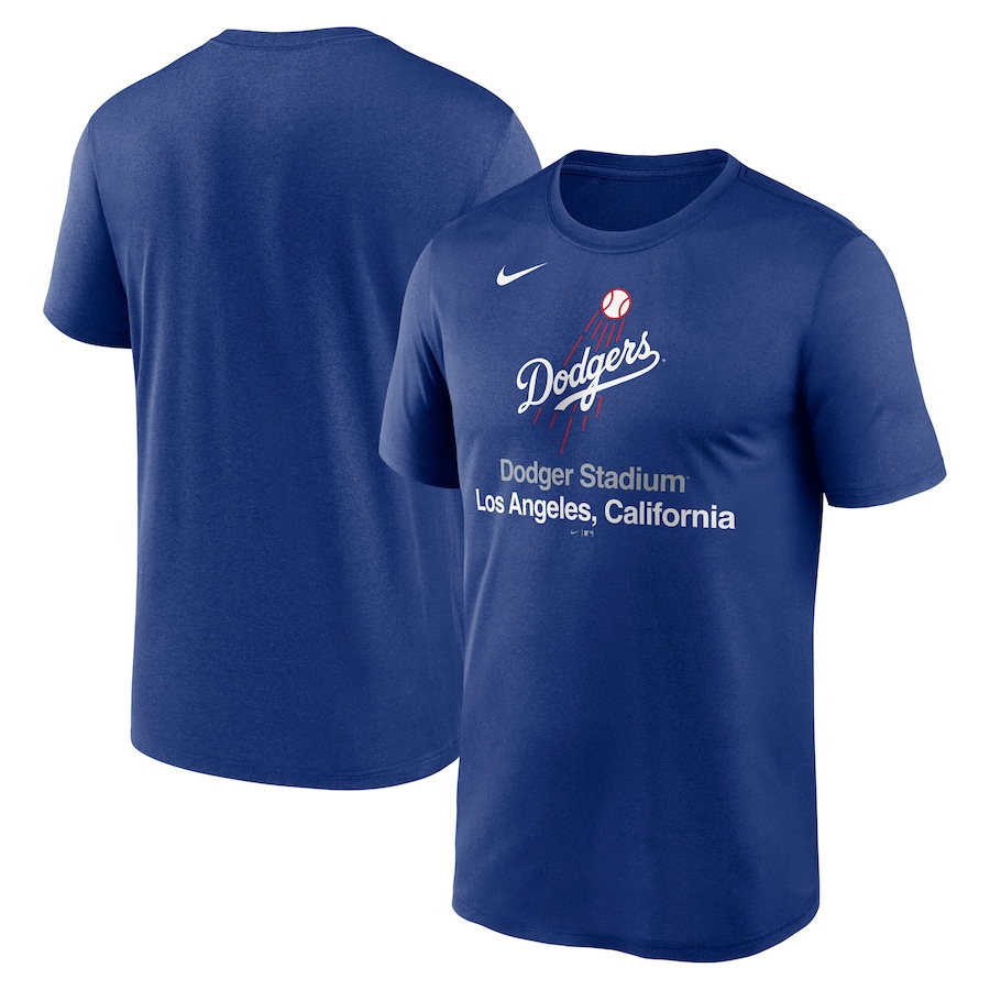 Men's Los Angeles Dodgers Nike Royal Stadium Legend Performance T-Shirt