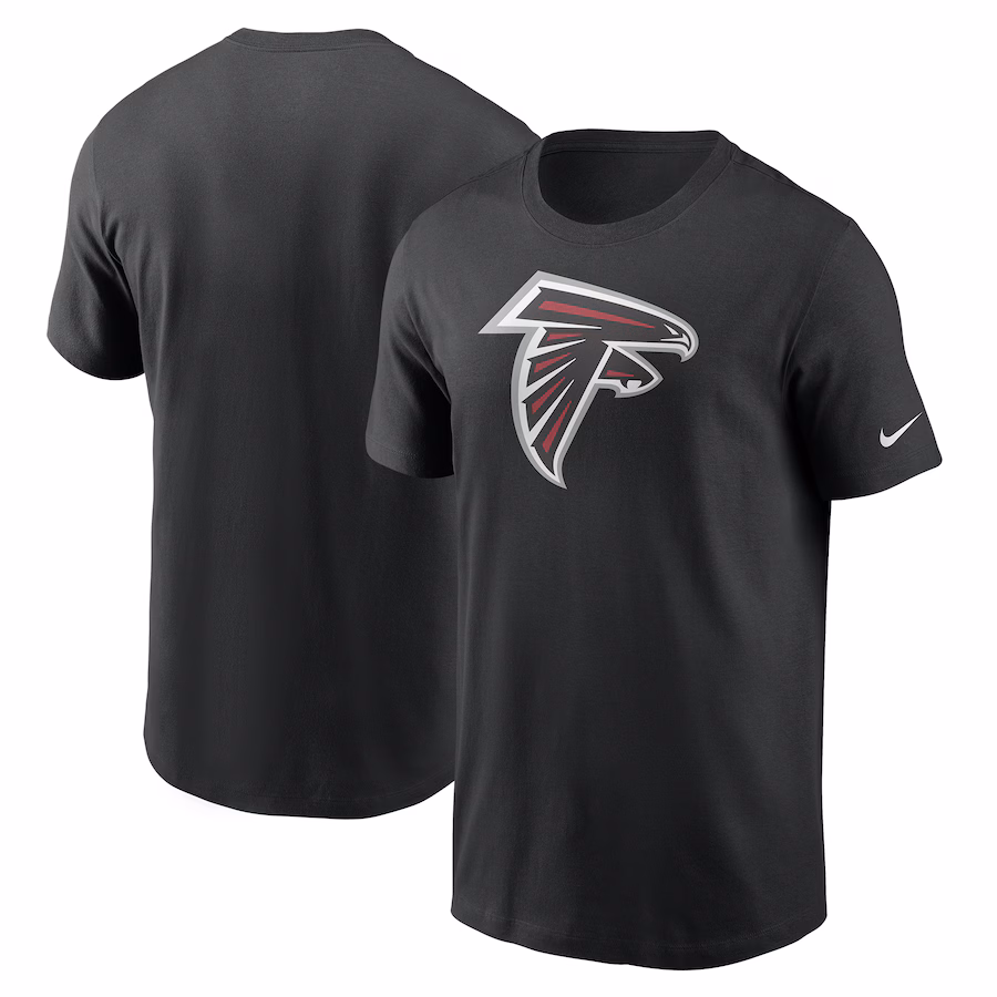 Men's Atlanta Falcons Nike Black Primary Logo T-Shirt
