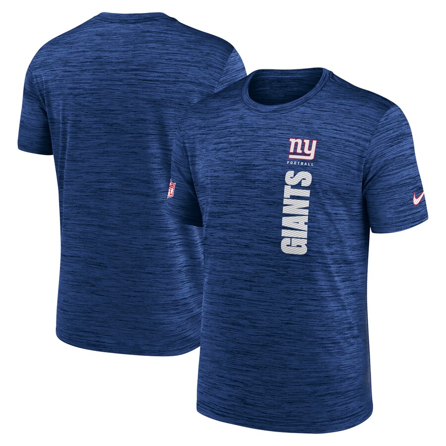 Men's New York Giants Nike Royal 2024 Sideline Velocity Performance T-Shirt