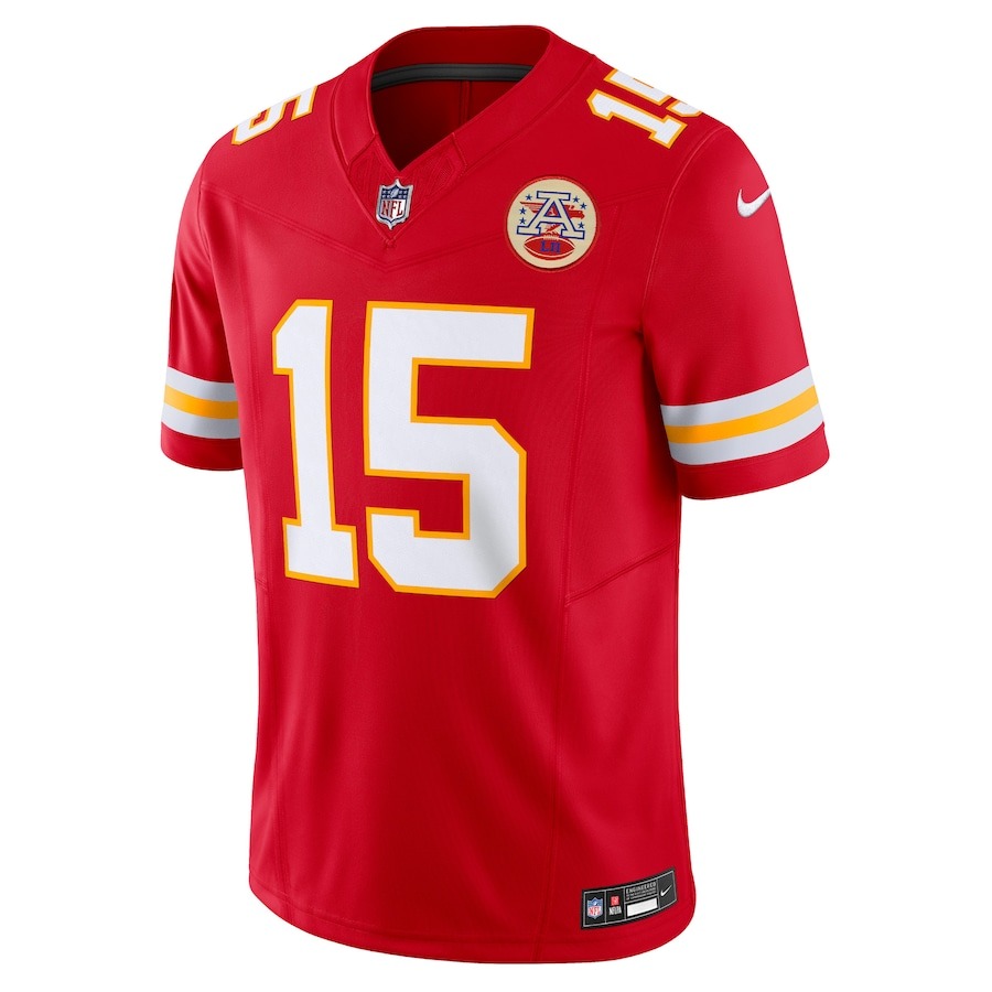 Men's Kansas City Chiefs Patrick Mahomes Nike Red Vapor F.U.S.E. Stitched Limited Jersey