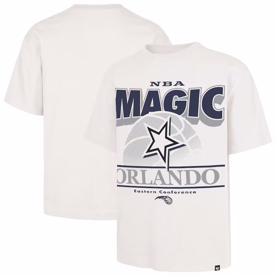 Men's Orlando Magic  '47 White City Edition Shifty Foundation T-Shirt