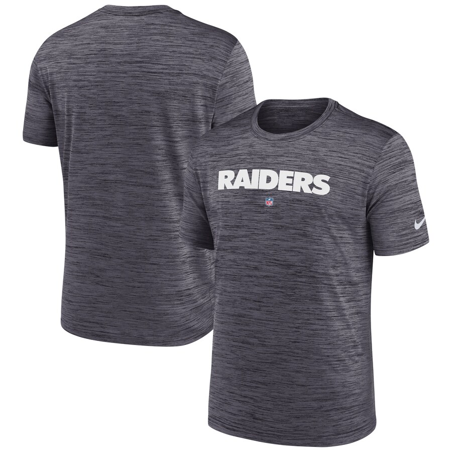 Men's Las Vegas Raiders Nike Black Velocity Performance T-Shirt