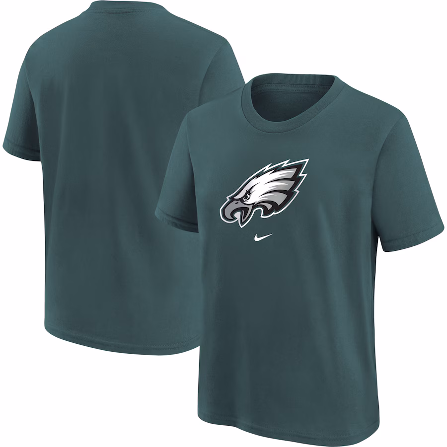 Youth Philadelphia Eagles Nike Green Logo T-Shirt