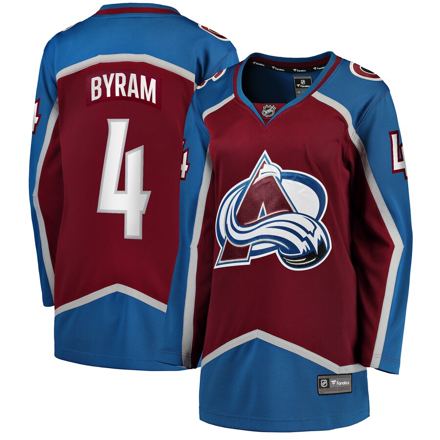 Women's Colorado Avalanche Bowen Byram Fanatics Branded Burgundy Home Breakaway Player Jersey