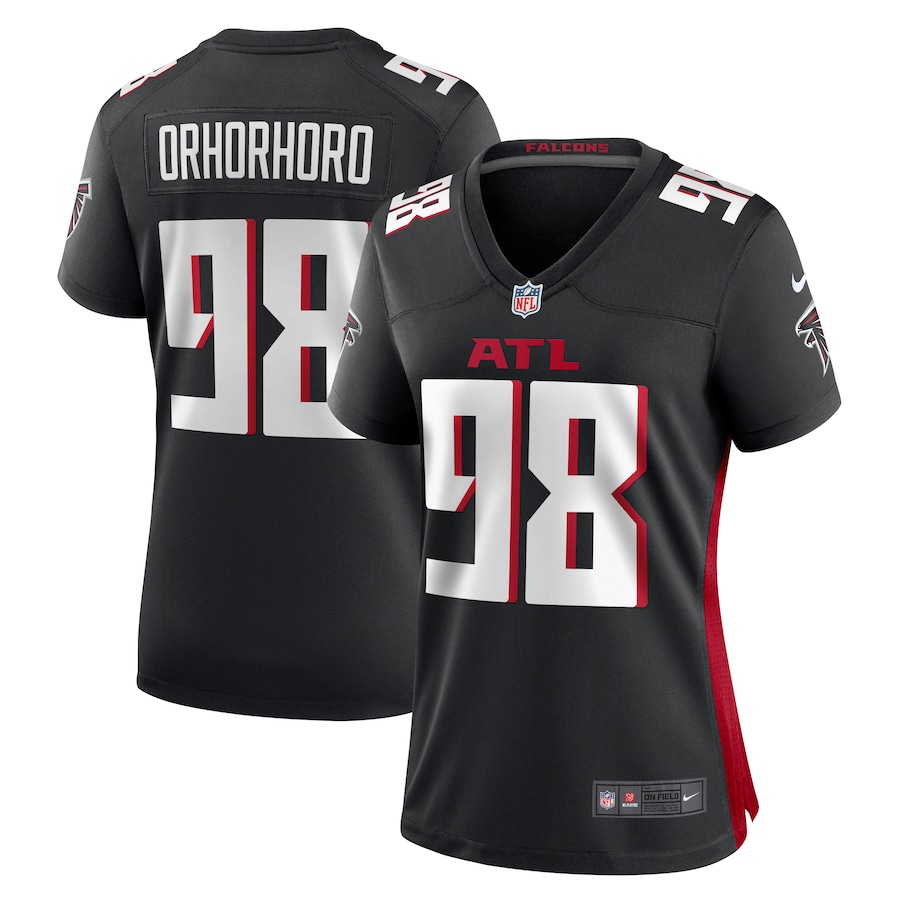 Women's Atlanta Falcons Ruke Orhorhoro Nike Black Game Jersey