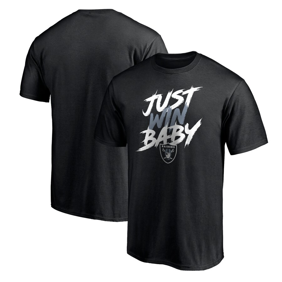 Men's Las Vegas Raiders Black Just Win T-Shirt
