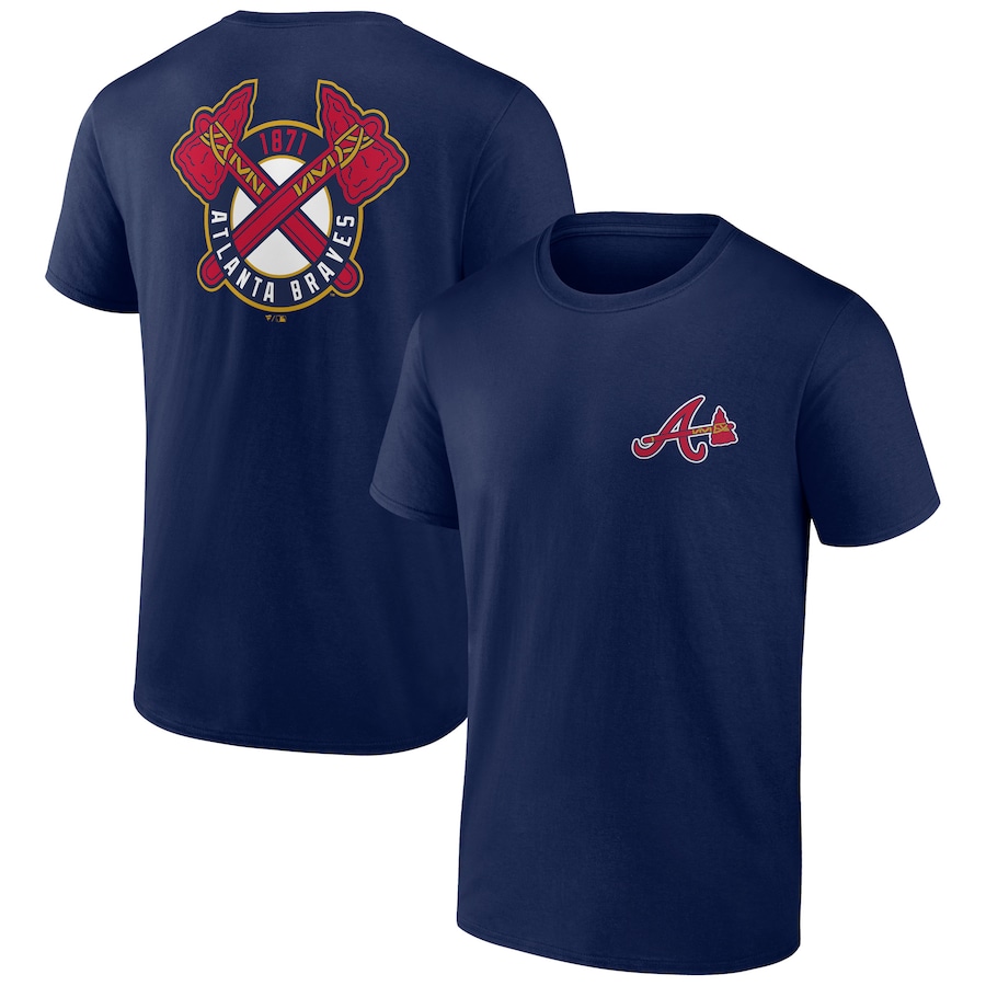Men's Atlanta Braves Navy Bring It T-Shirt