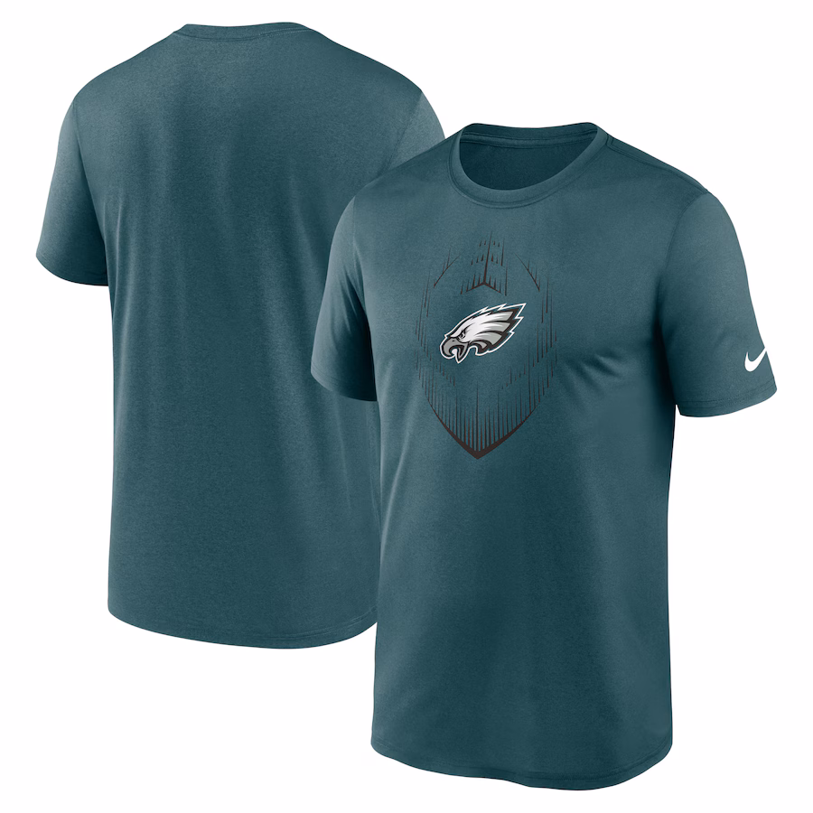 Men's Philadelphia Eagles Nike Midnight Green Primetime Legend Icon Performance T-Shirt