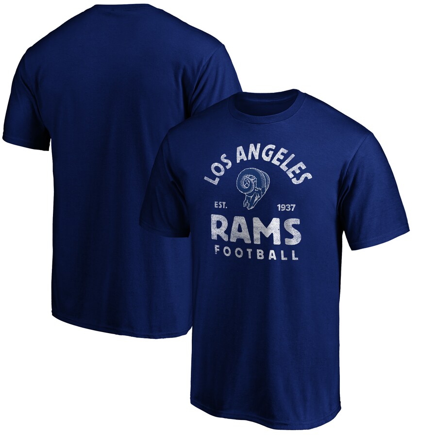 Men's Los Angeles Rams Navy Vintage Arch T-Shirt