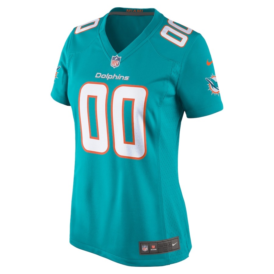 Women's Nike Aqua Miami Dolphins Custom Game Jersey