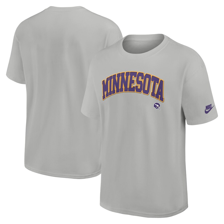 Men's Minnesota Vikings  Nike Silver Rewind Max90 Statement T-Shirt