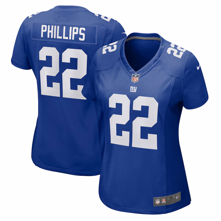 Women's New York Giants Dru Phillips Nike Royal Game Jersey