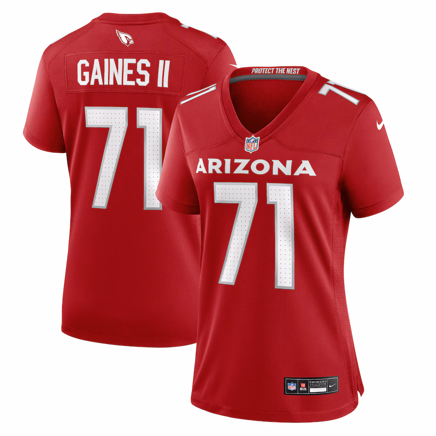 Women's Arizona Cardinals Jon Gaines II Nike Cardinal Team Game Jersey