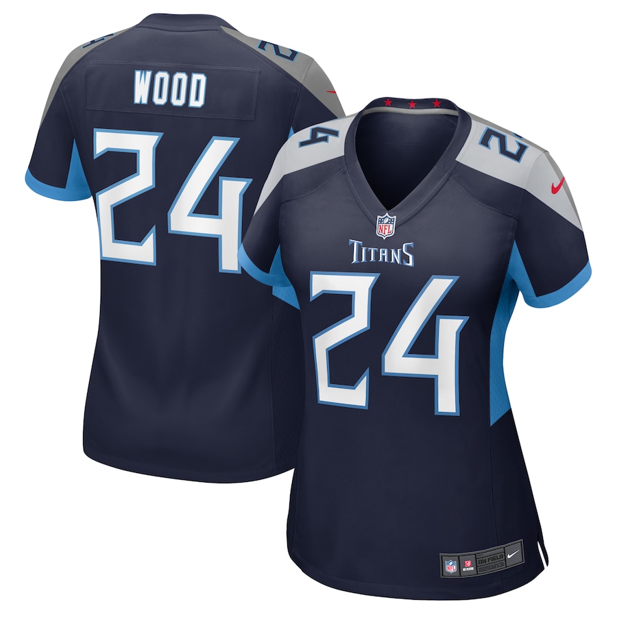 Women's Tennessee Titans Julius Wood Nike Navy Alternate Game Jersey