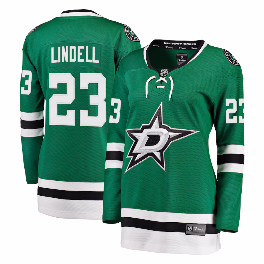 Women's Dallas Stars Esa Lindell Fanatics Kelly Green Breakaway Player Jersey