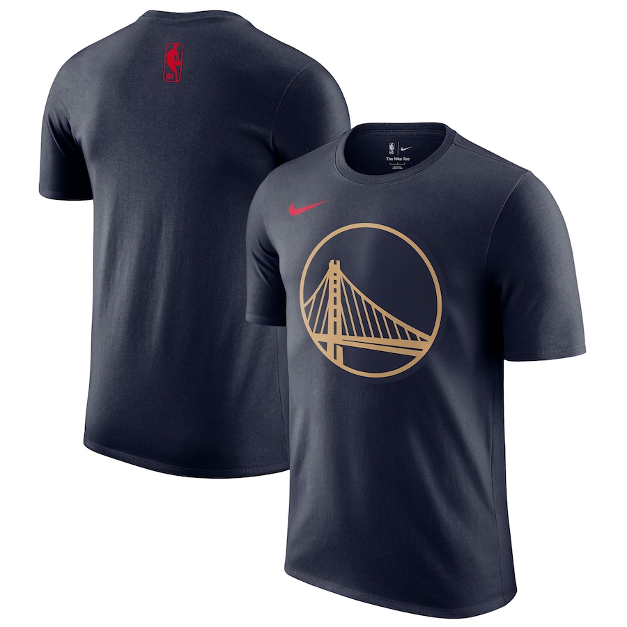 Men's Golden State Warriors Nike Navy 2024/25 City Edition Essential Logo T-Shirt