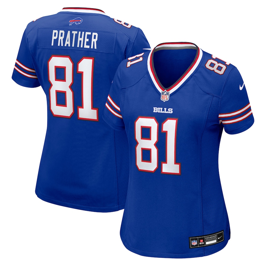 Women's Buffalo Bills Kaden Prather Nike Royal Team Game Jersey