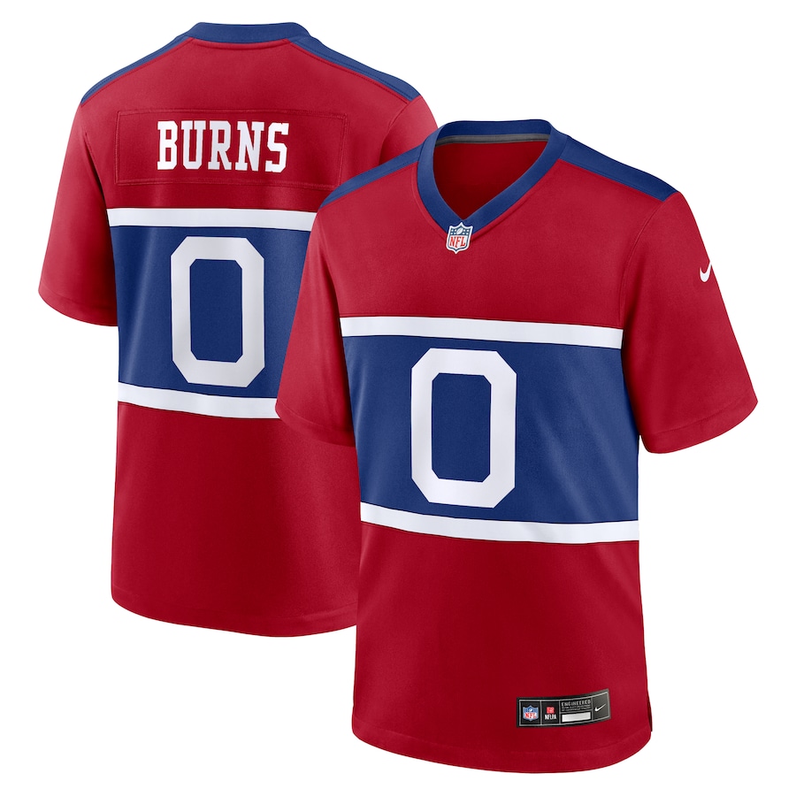 Men's New York Giants Brian Burns Nike Century Red Alternate Player Game Jersey