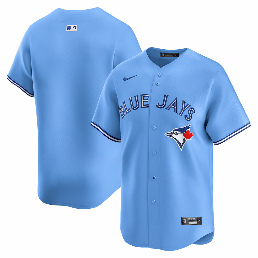 Men's Toronto Blue Jays  Nike Light Blue  Alternate Limited Jersey