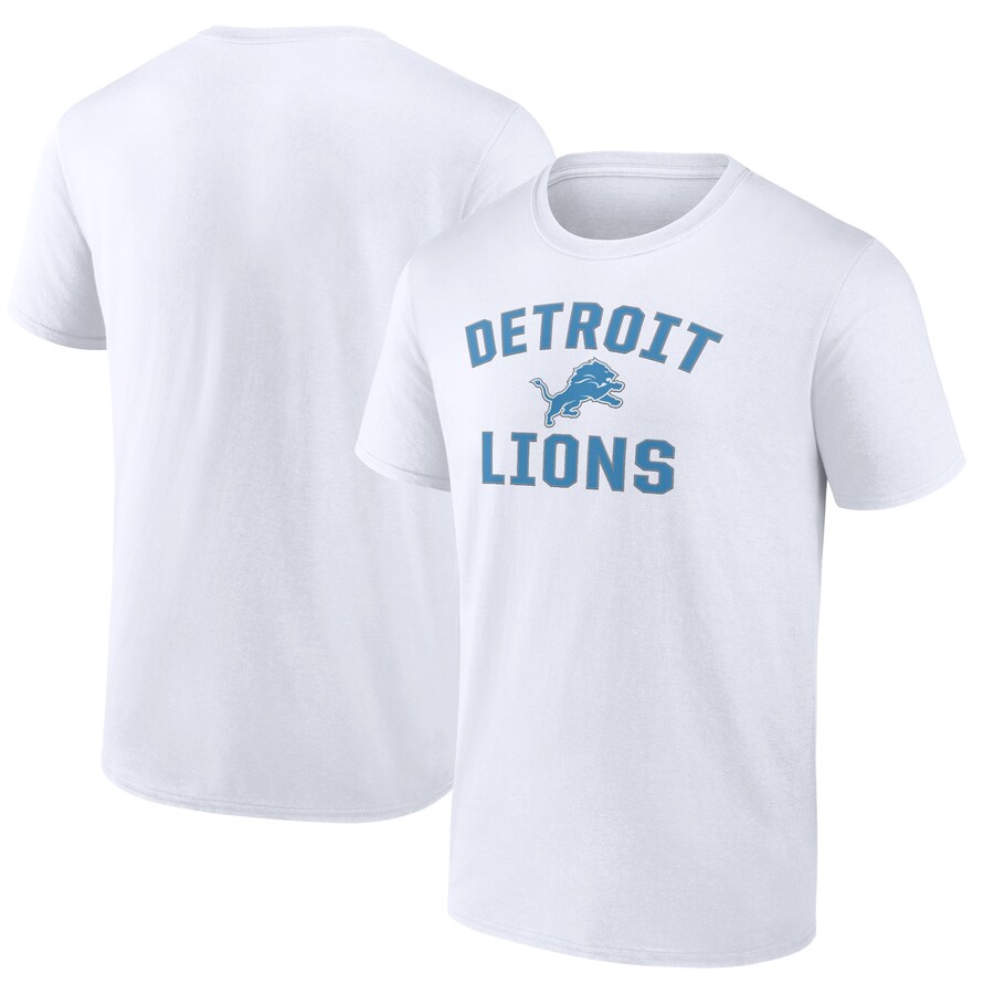 Men's Detroit Lions Fanatics White Victory Arch T-Shirt