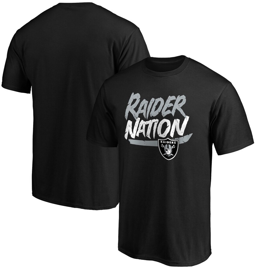 Men's Las Vegas Raiders Black Hometown Collection Raider Nation T-Shirt
