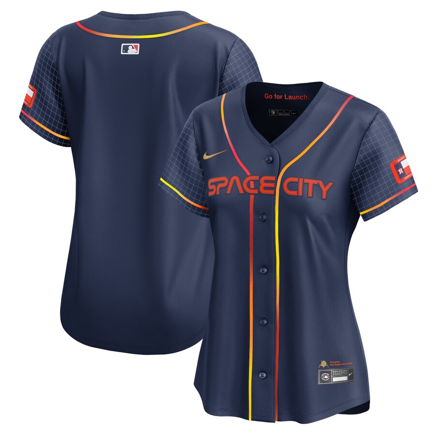 Women's Houston Astros  Nike Navy City Connect Limited Jersey