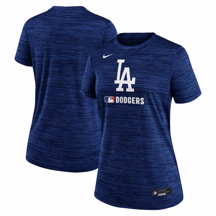 Women's Los Angeles Dodgers Nike Royal Authentic Collection Velocity Performance T-Shirt