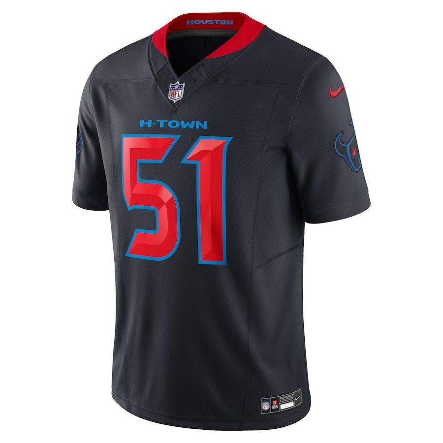 Youth Houston Texans Will Anderson Jr. Nike Navy 2nd Alternate Game Jersey