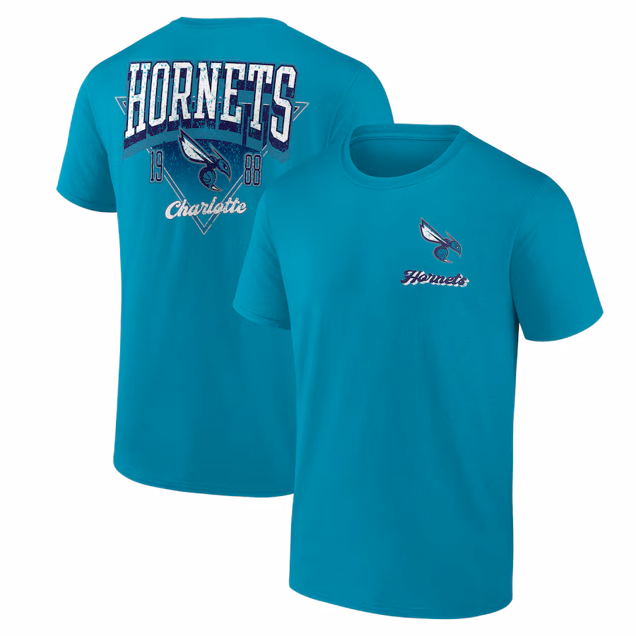 Men's Charlotte Hornets Teal Never Over T-Shirt