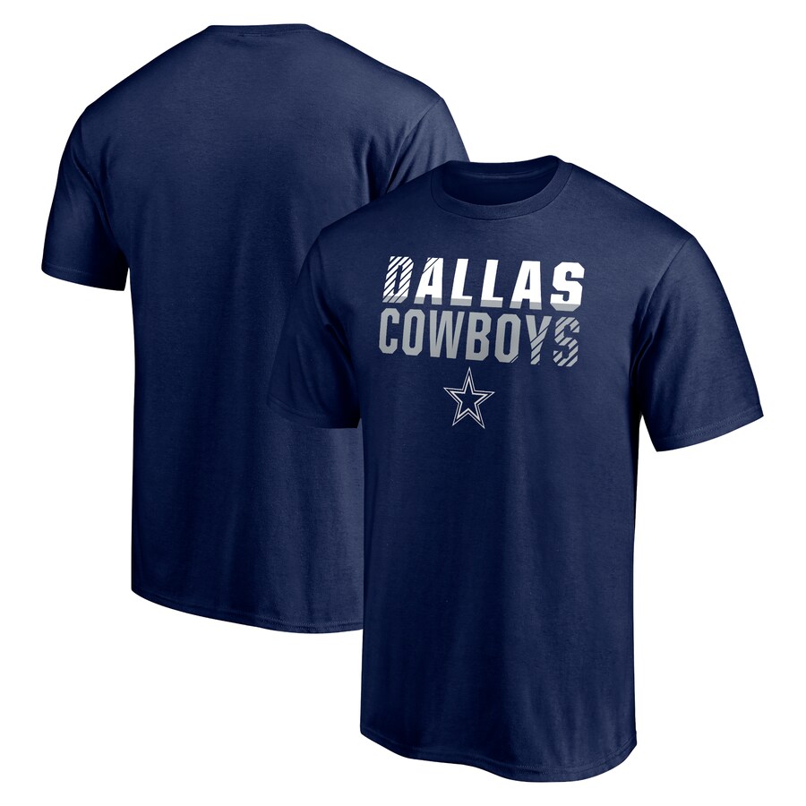 Men's Dallas Cowboys Navy Team Fade Out T-Shirt