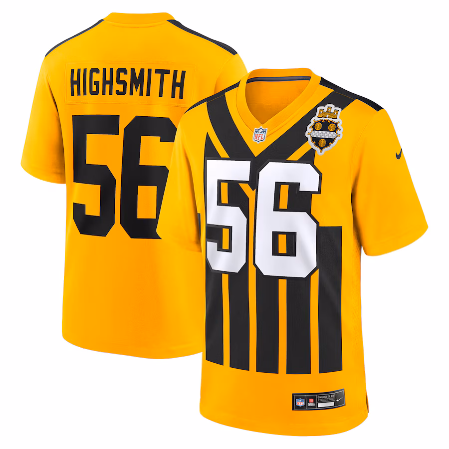 Men's Pittsburgh Steelers Alex Highsmith Nike Gold Alternate Game Jersey
