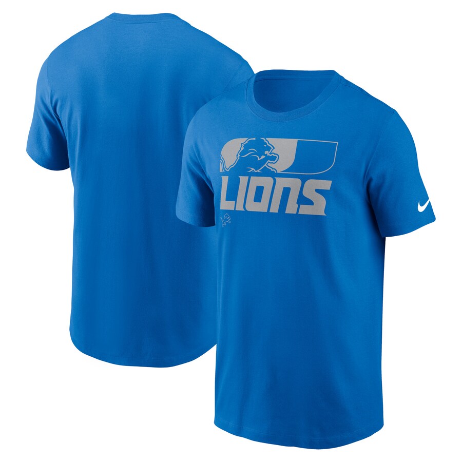 Men's Detroit Lions Nike Blue Air Essential T-Shirt