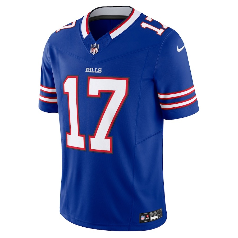 Men's Buffalo Bills Josh Allen Nike Royal Vapor F.U.S.E. Stitched Limited Jersey