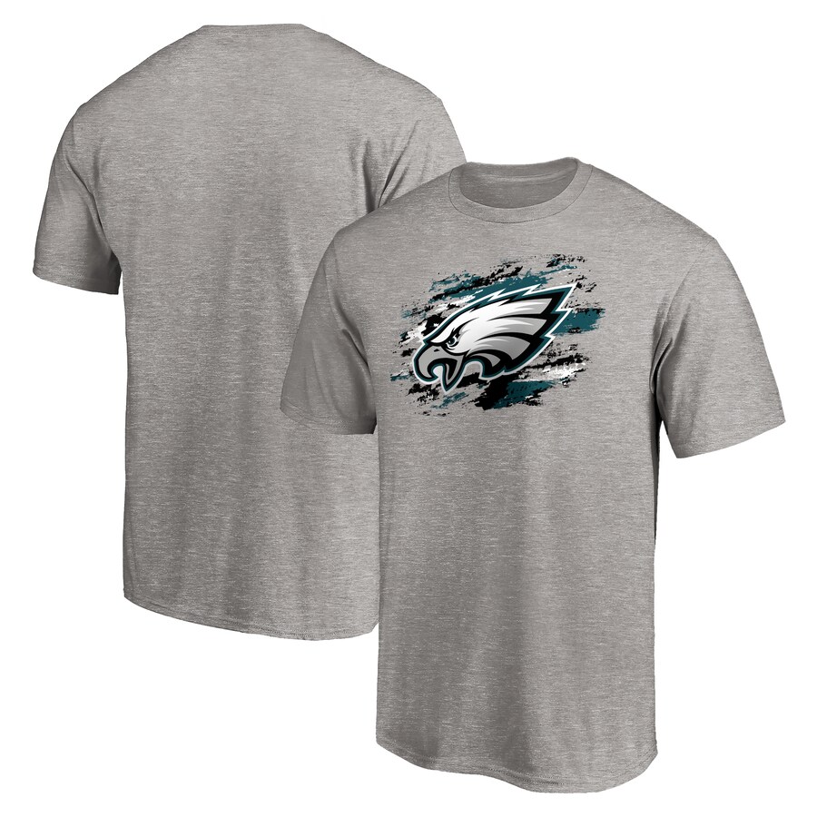 Men's Philadelphia Eagles Heather Gray True Color T-Shirt