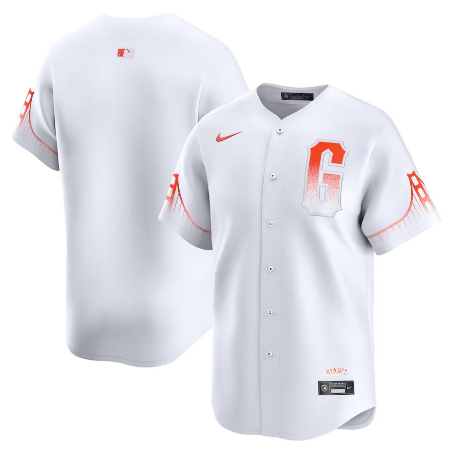 Men's San Francisco Giants  Nike White City Connect Limited Jersey