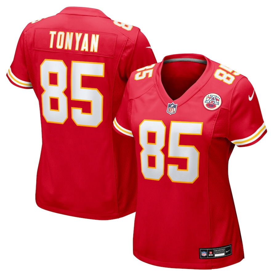 Women's Kansas City Chiefs Robert Tonyan Nike Red Team Game Jersey