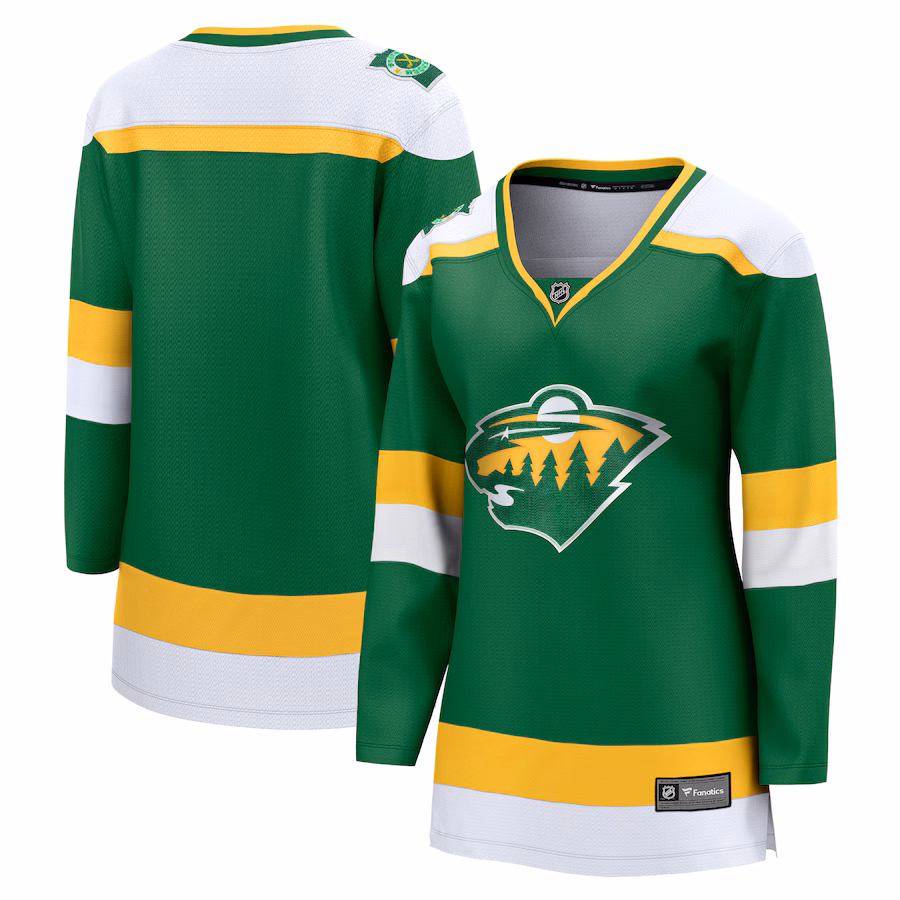 Women's Minnesota Wild Fanatics Green Alternate Premier Breakaway Jersey
