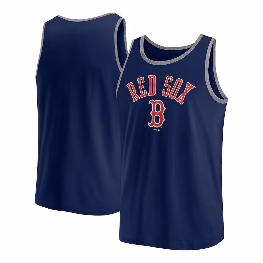 Men's Boston Red Sox Fanatics Navy Bet Tank Top