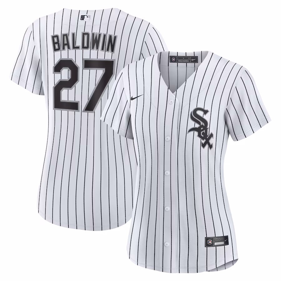 Women's Chicago White Sox Brooks Baldwin Nike White Home Replica Jersey