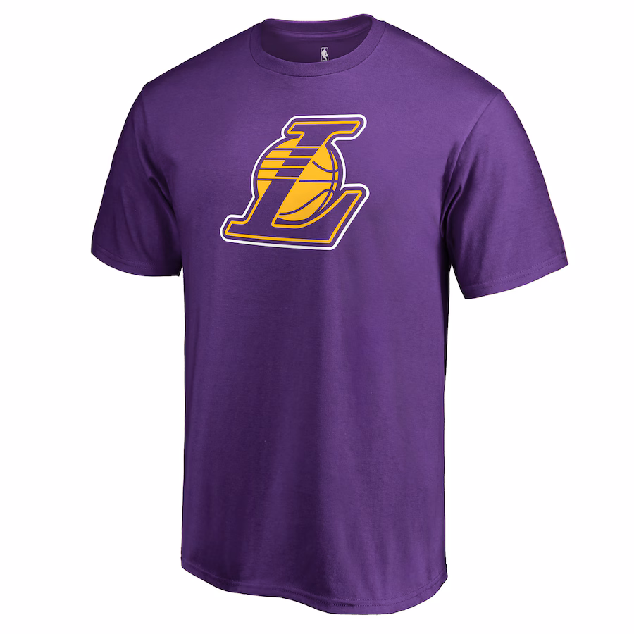 Men's Los Angeles Lakers Purple Alternate Logo T-Shirt