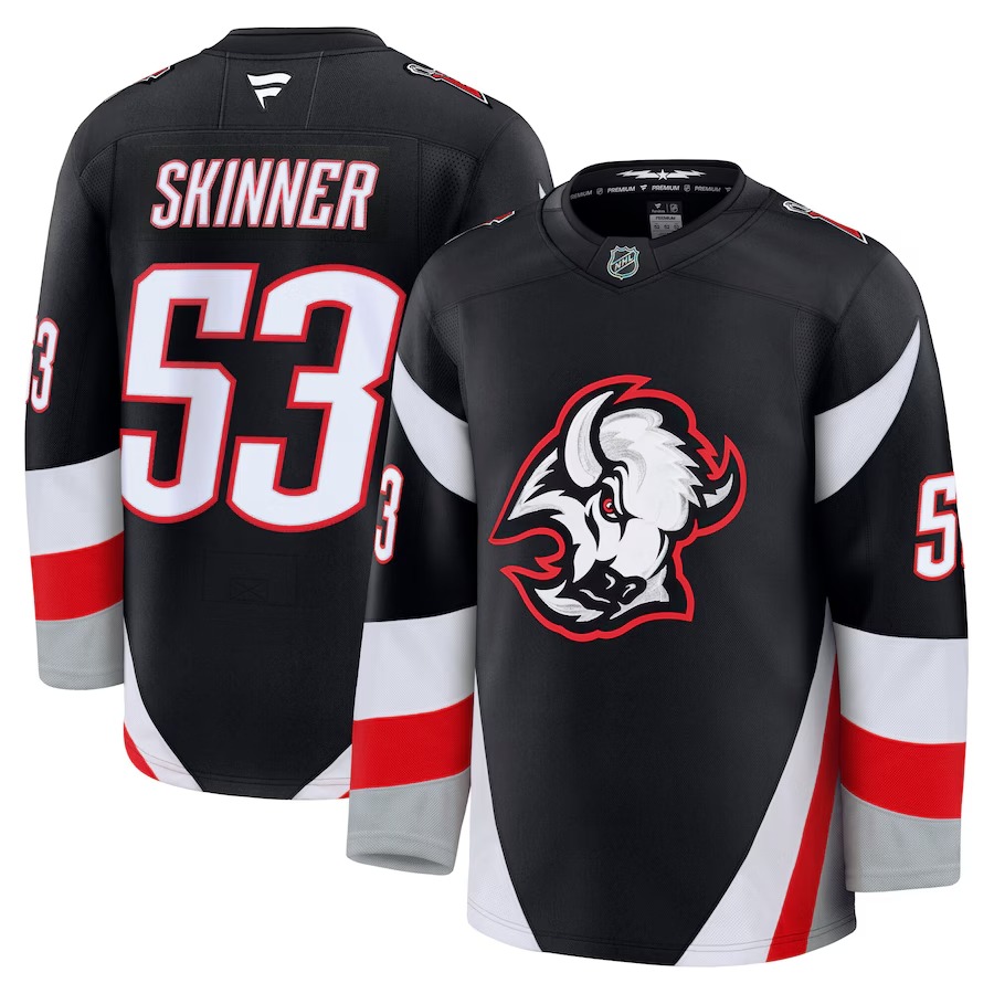 Men's Buffalo Sabres Jeff Skinner Fanatics Black Alternate Premium Jersey