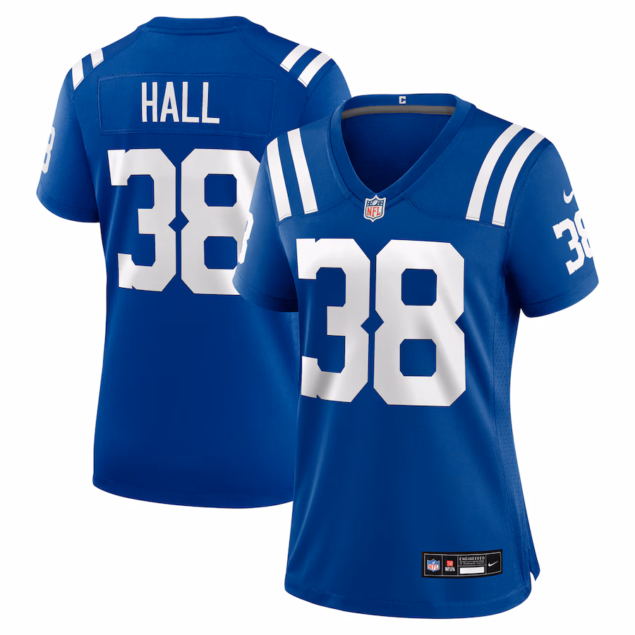 Women's Indianapolis Colts Darren Hall Nike Royal Game Jersey