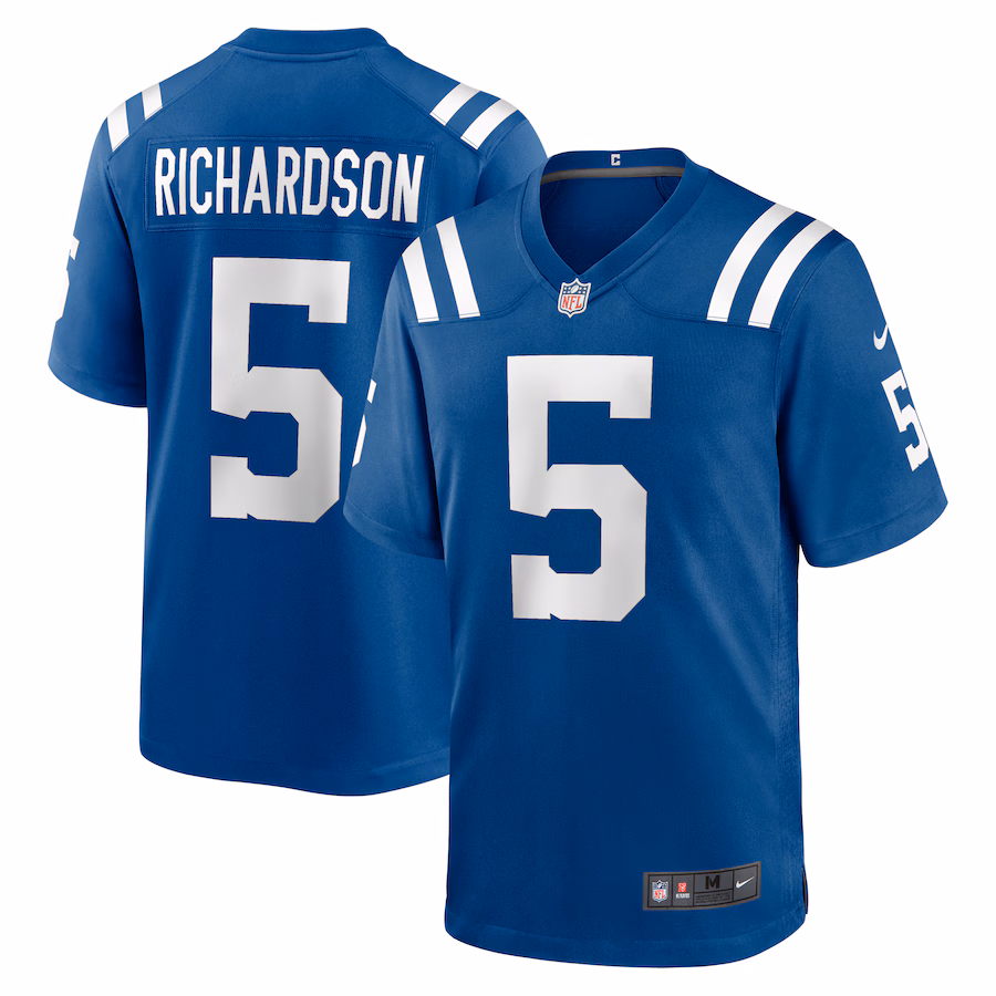 Men's Indianapolis Colts Anthony Richardson Nike Royal Game Jersey