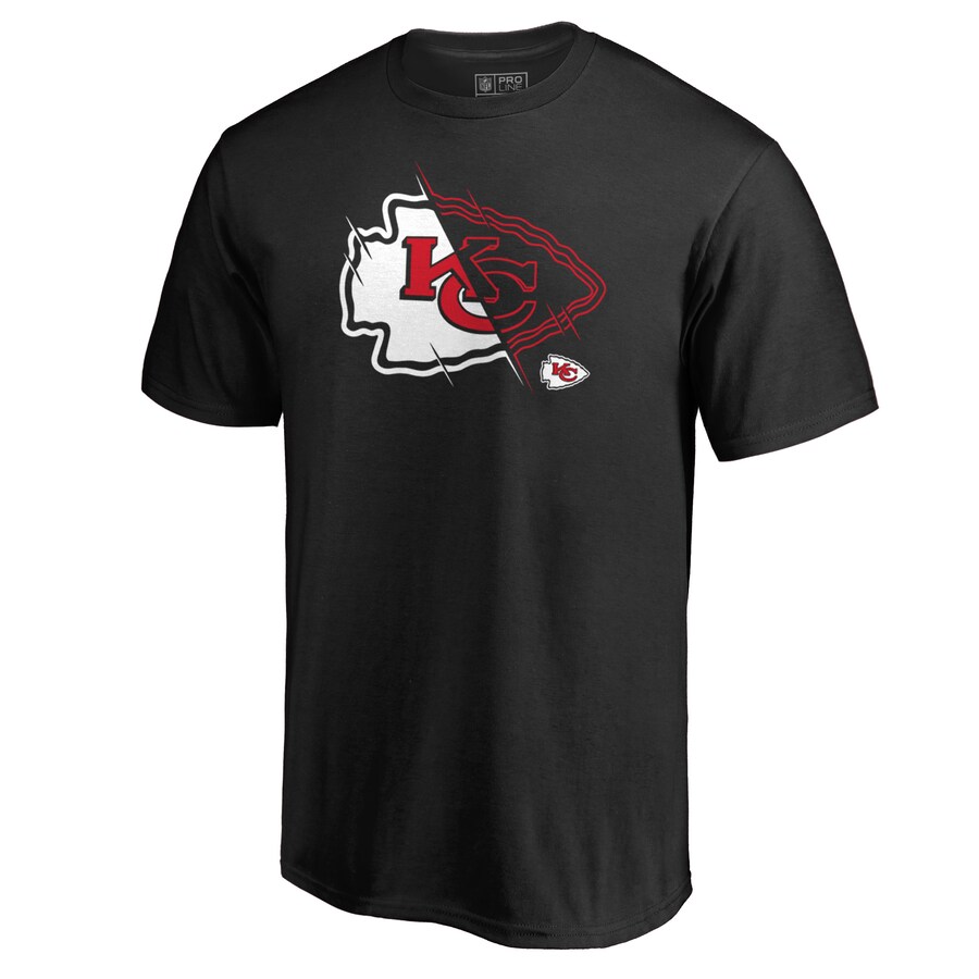 Men's Kansas City Chiefs Black X-Ray T-Shirt