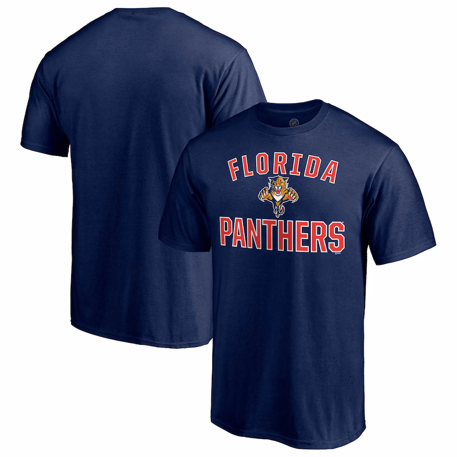 Men's Florida Panthers Navy Special Edition Victory Arch T-Shirt