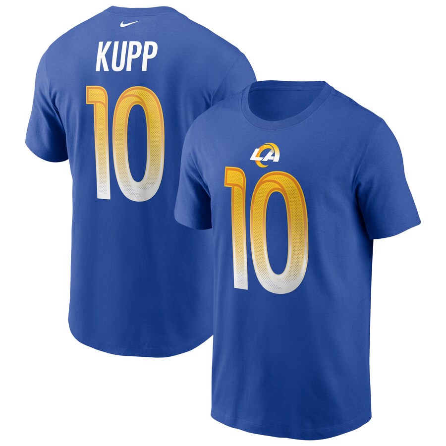 Men's Los Angeles Rams Cooper Kupp Nike Royal Name & Number T-Shirt