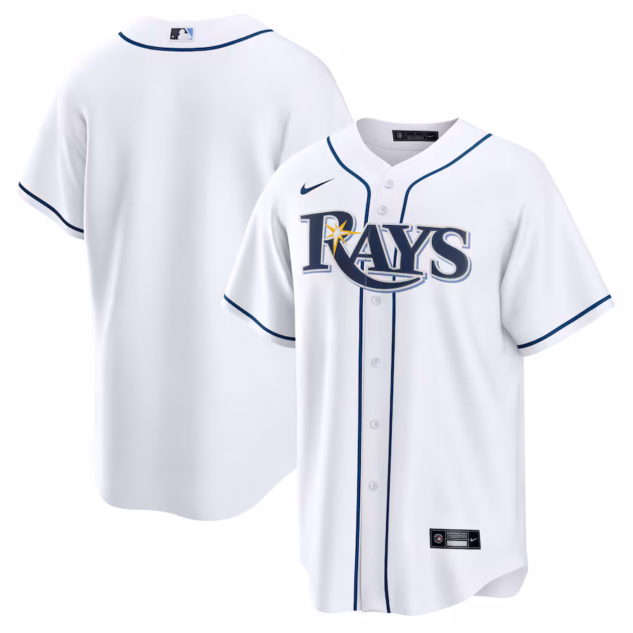 Youth Tampa Bay Rays Nike White Home Replica Jersey